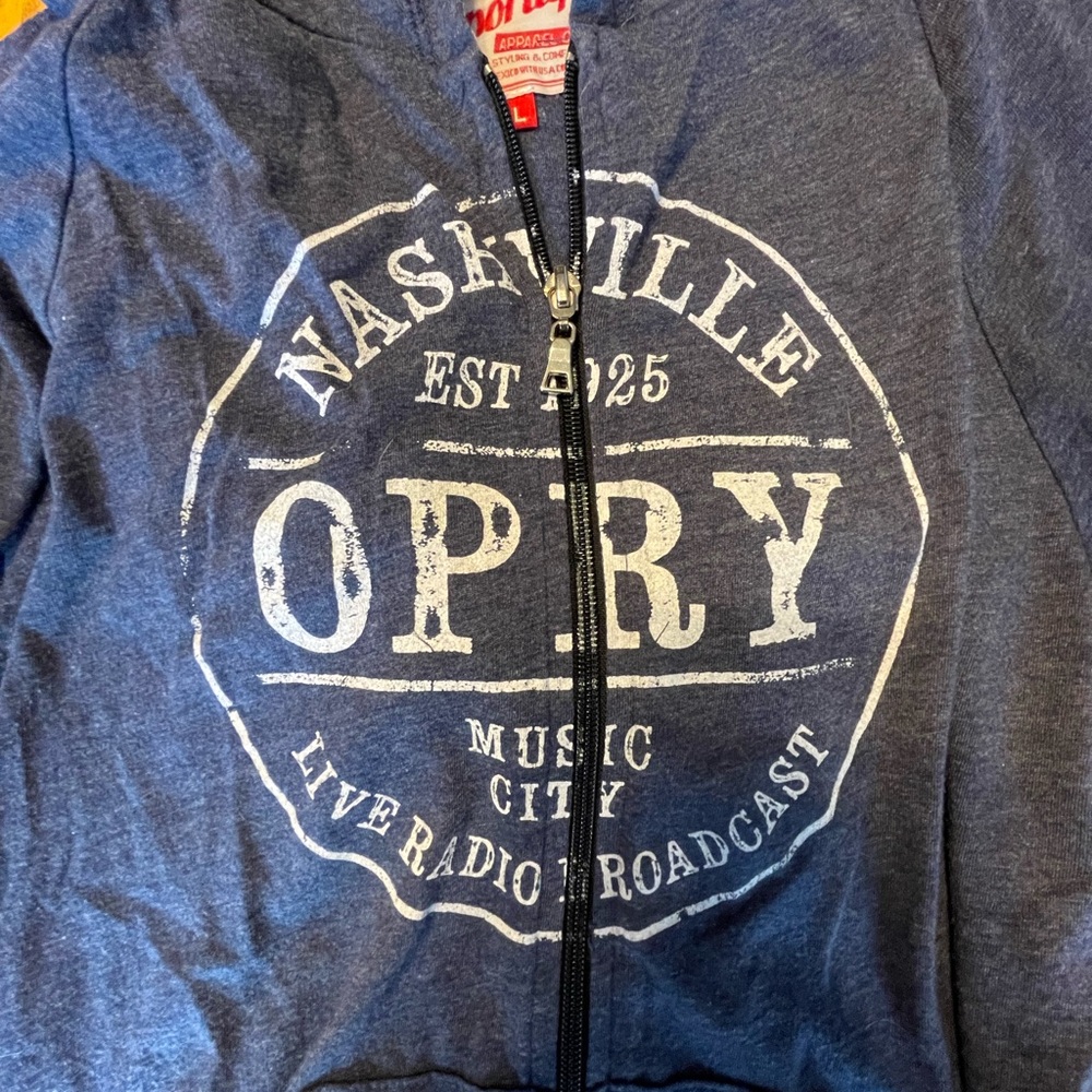 Authentic zip-up from Grand Ole Opry!